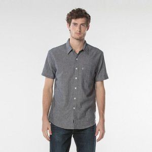 Levi's men's‎ XXL Short sleeve classic shirt gray
